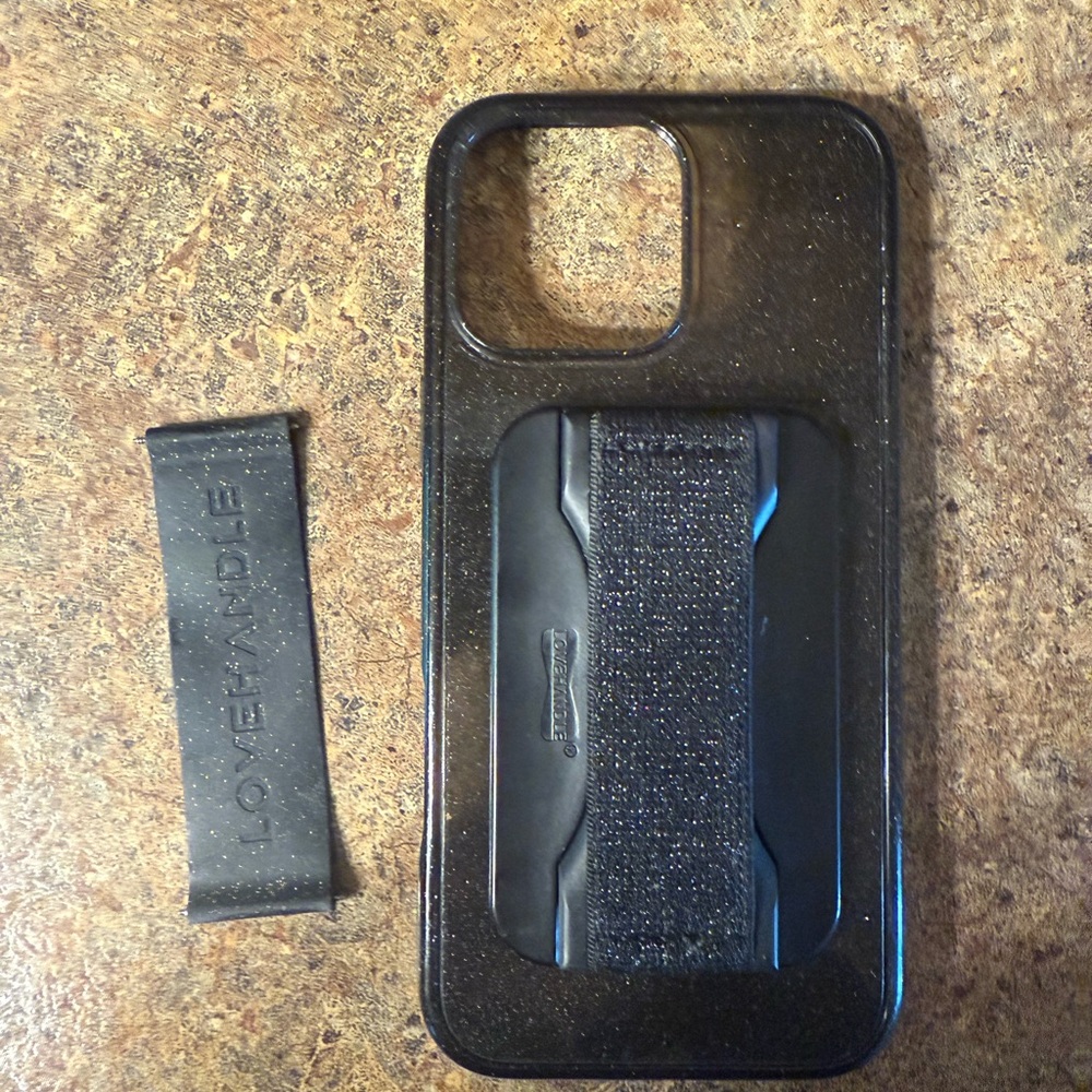 OtterBox Black Glitter Phone Case with Grip
16 pro max